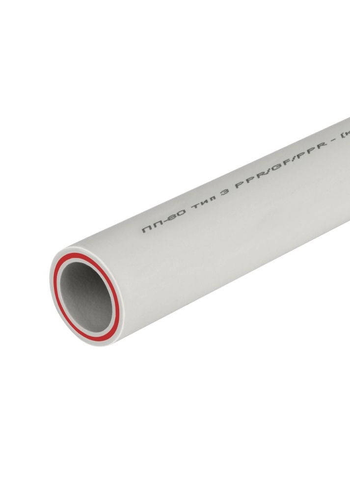 Труба полипропиленовая PN25 ø32x5.4 мм, армированная стекловолокном(4м) ITAL (316088954)