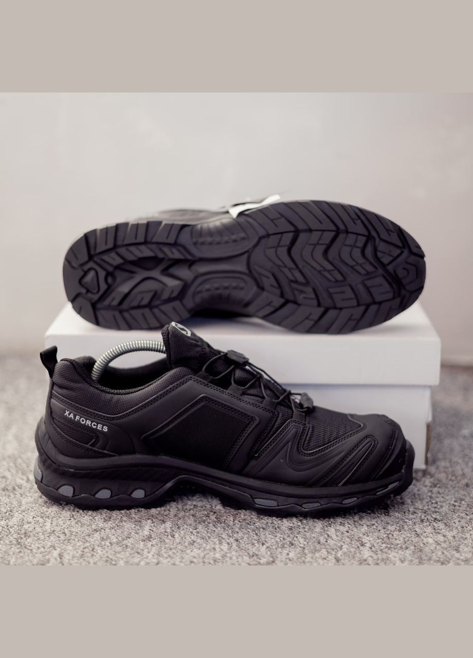 Чорні Зимовий кросівки зимові чоловічі salomon xa forces winter gore-tex black termo | саломон ха форсес чорні термо No Brand