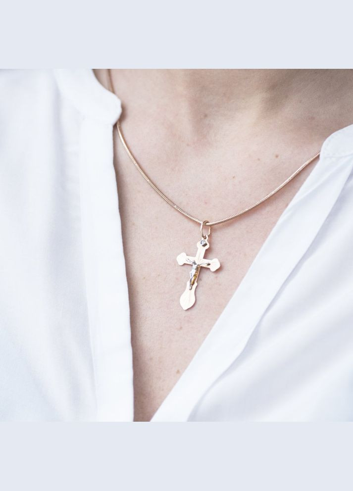 Золотой православный крестик п01259 Oniks (264022761)