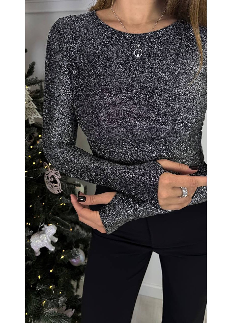 Жіночий лонгслів з люрексу Osoblyva (369245159)