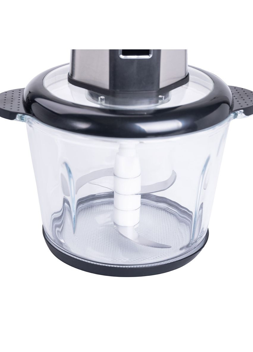 Кухонный чоппер-измельчитель SK-06023 стеклянная чаша 2.5 л Черный Sokany (360456980)