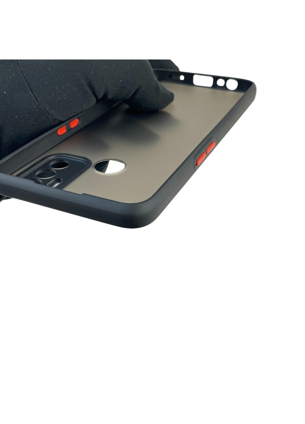 Чехол для телефона A53 (4G) с высокими бортами с защитой камеры на оппо а53 черный Oppo (366233337)