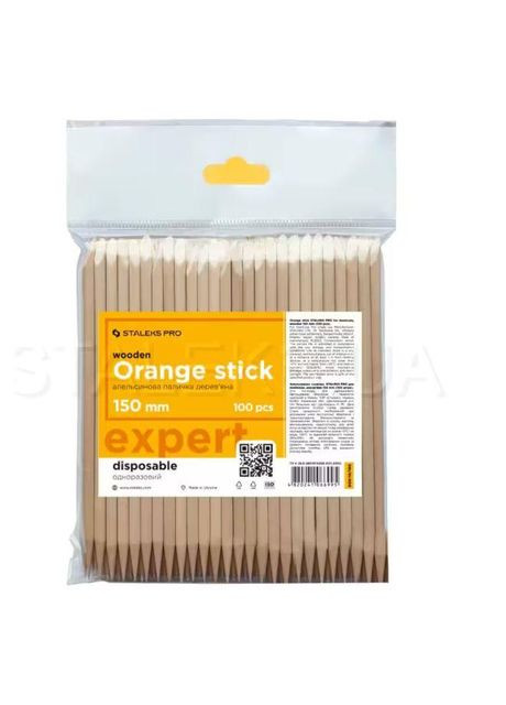 Апельсиновая палочка для маникюра Pro DOS10/100 150 мм, 100 шт Staleks (302722681)