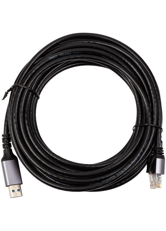 Кабель CAT6 UTP, USB3.0 Type-A - RJ45 7.5 м PowerPlant (360402405)