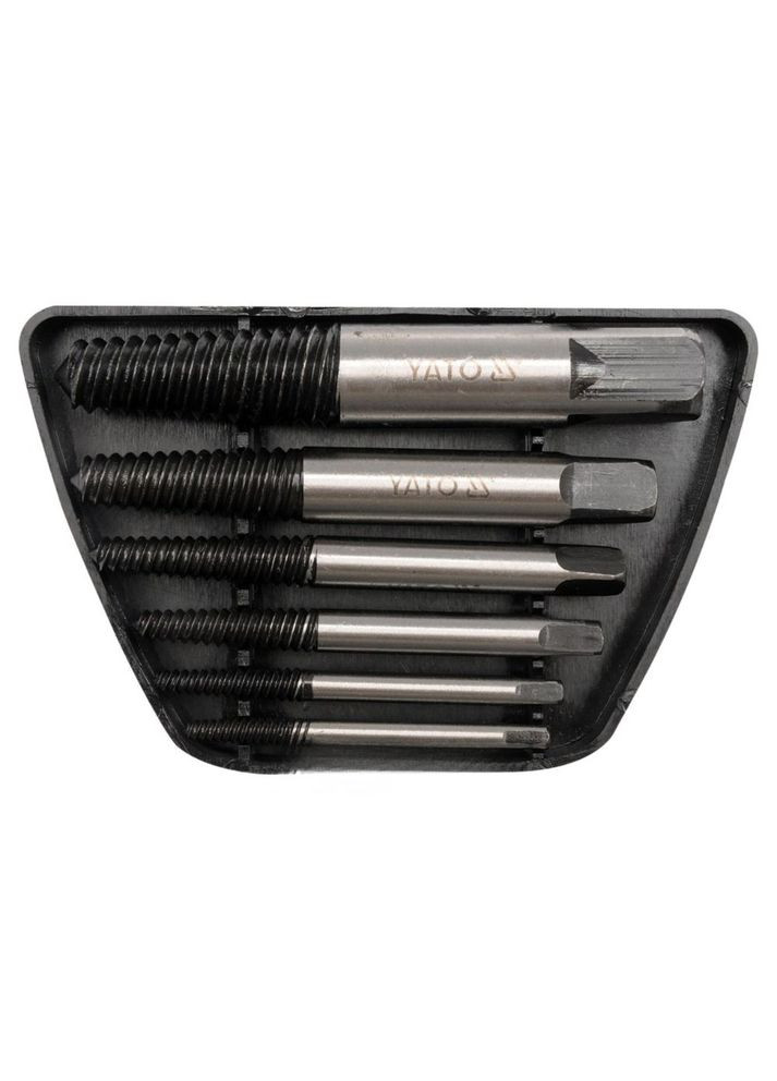 Екстрактори зломаних гвинтів і шпильок, Ø 3-25 мм, компл. 6 шт. YATO (367165473)