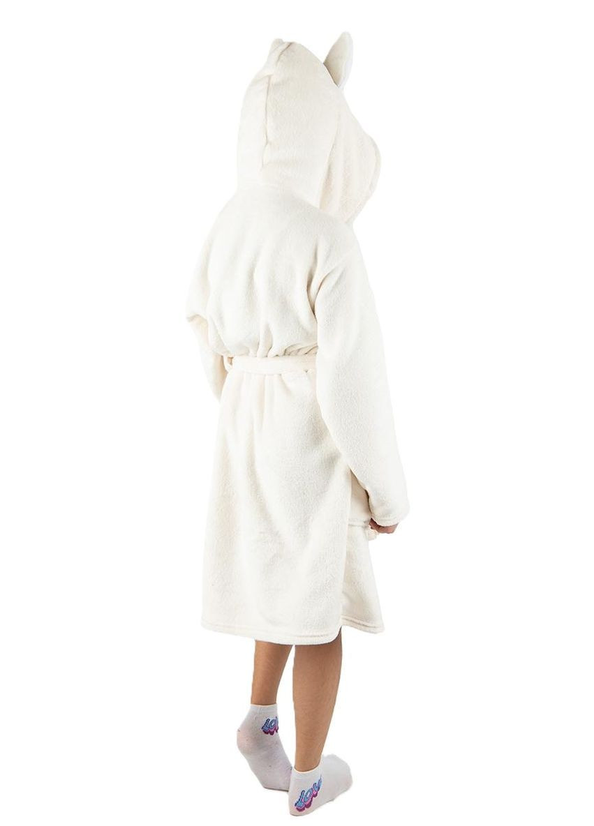 Теплый халат для девочки Labubu детский подростковый с капюшоном Україна (372477426)