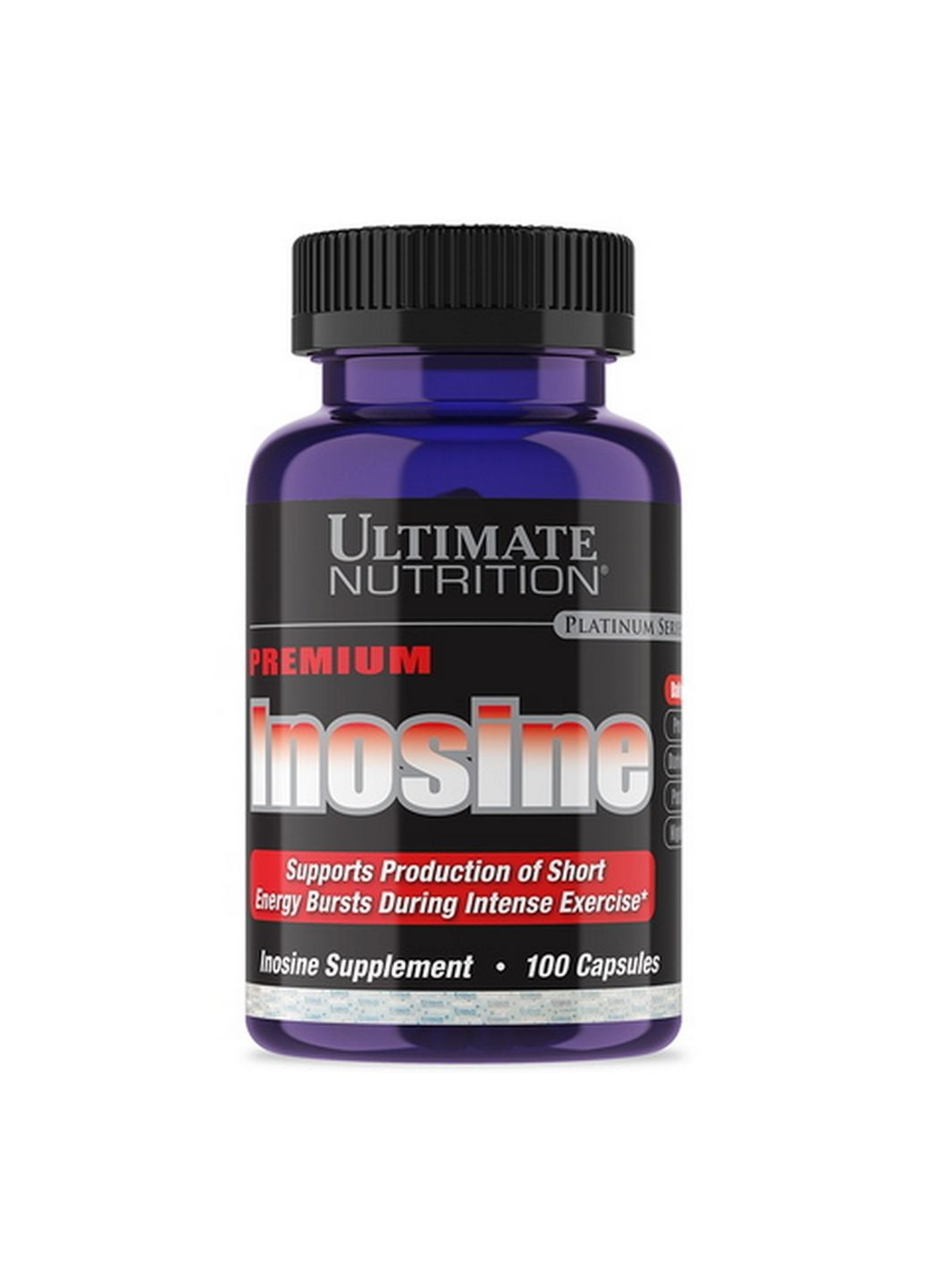 Натуральна добавка Ultimate Premium Inosine, 100 капсул Ultimate Nutrition (293478170)