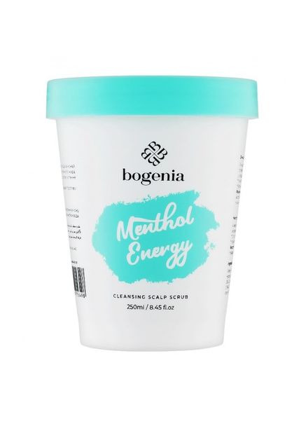 Скраб для шкіри голови Menthol Energy, 250 г Bogenia (301765050)
