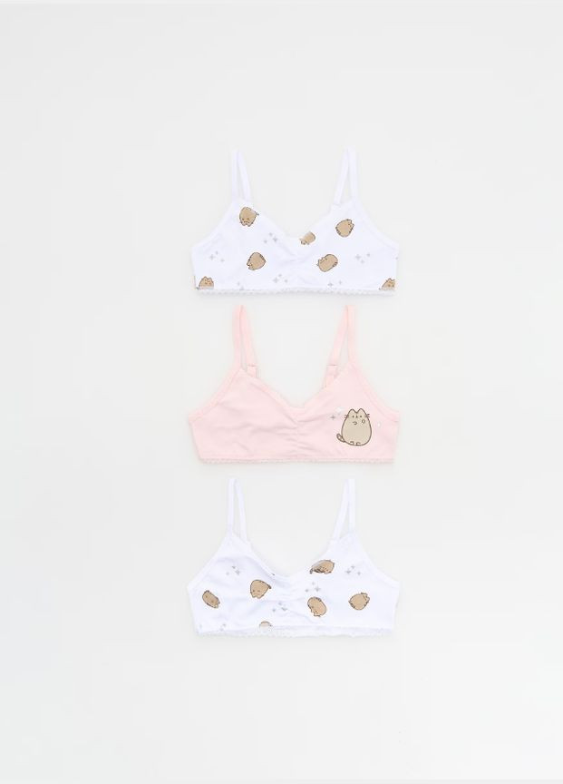 Белый комплект белья 7 трусиков и 3 топа Reserved