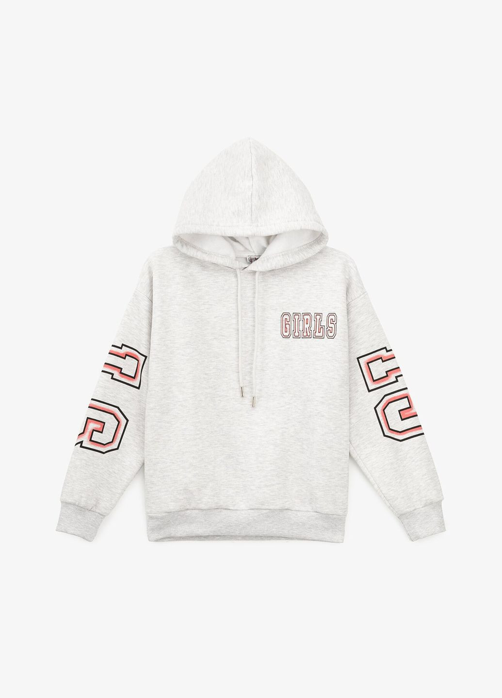 Худи с принтом для девочки 56070 146 см Серый shop (2000990789938) Atabey (352576294)