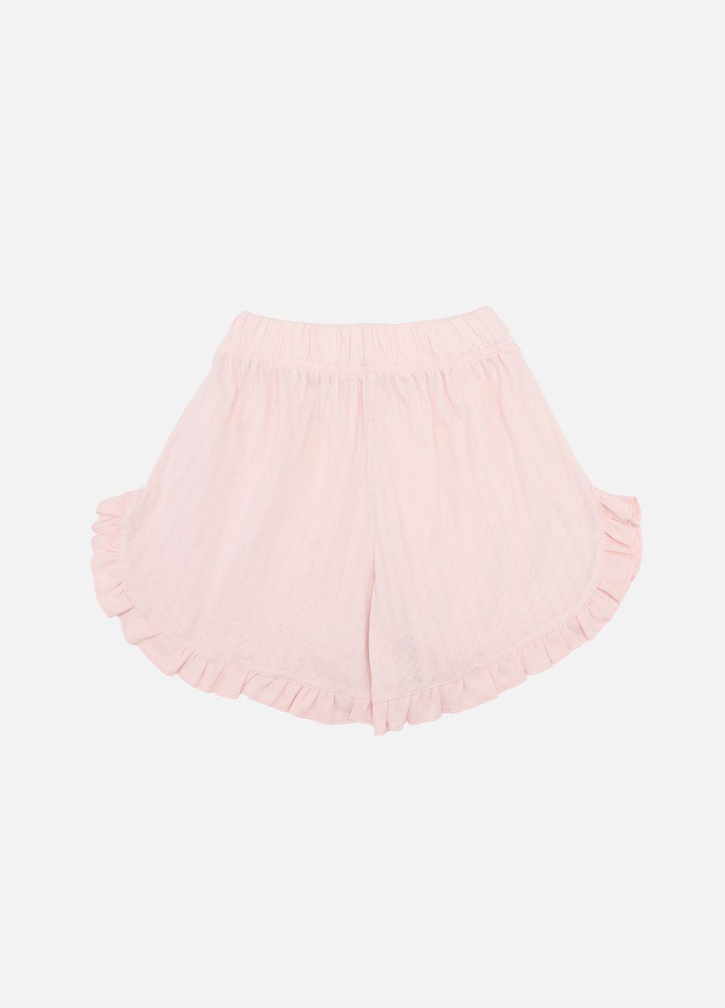 Светло-розовая пижама с шортами для девочки цвет пудровый cb-00276623 Бома