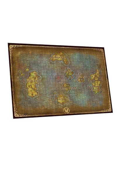 Пазл World of Warcraft Azeroth's map 1000 деталей (ABYJDP011) Abystyle World of Warcraft Azeroth's map 1000 деталей (366104421)
