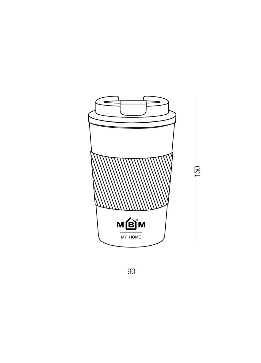 Термокухоль MY HOME 380 мл Синій (KP-28 S BLUE) MVM (301002435)