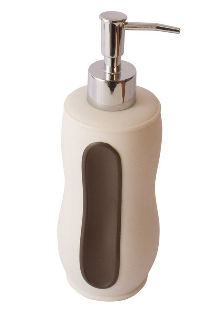 Дозатор рідкого мила біл / черн смужка Trento Style Trento Design Studio (322252488)