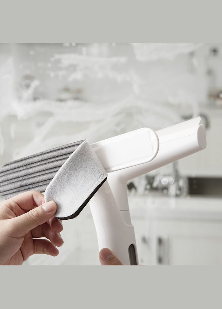 Двостороння Поворотна Швабра для Вікон 🔥 з Функцією збору Води 🔥 Кут повороту 45 градусів ❤️ Comshop (301538079)