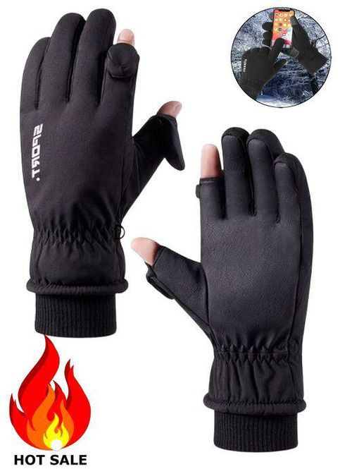 Универсальные зимние перчатки . L/9; Сенсор; Водоотталкивающие. Антискользящие. Тинсулейт. Черный. Термоперчатки. 3M Q216 (314962223)