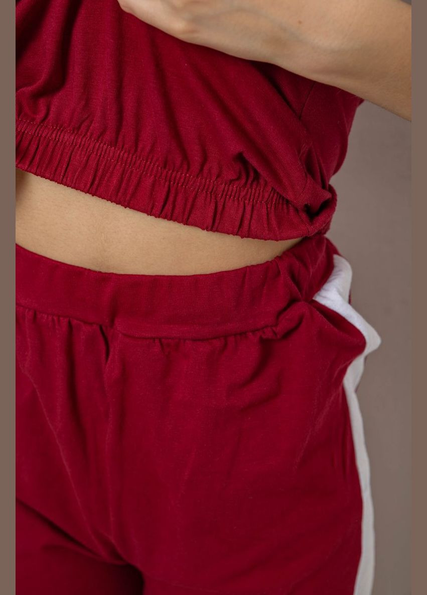 Бордовая пижама женская Ager 243R1488-006