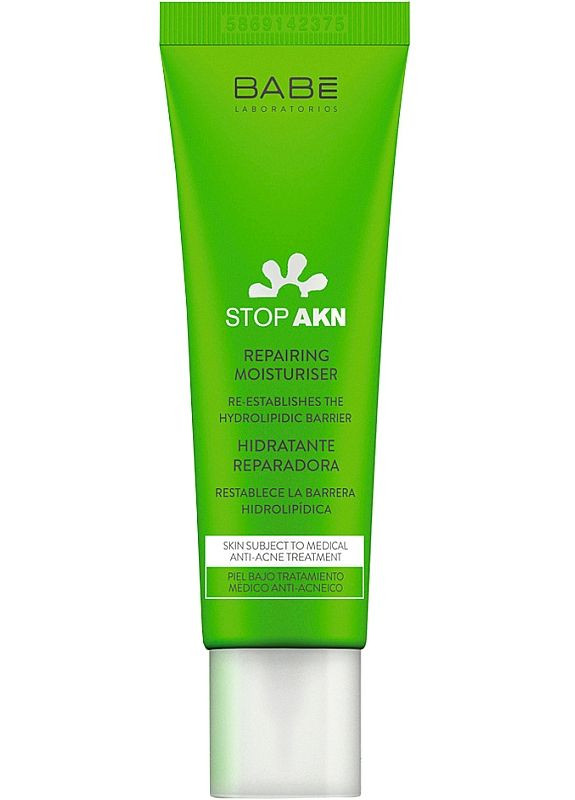 Babe Laboratorios Восстанавливающий увлажняющий пост-акне крем Repairing Moisturiser 50ml (2-236259) — Крем, (369797840)
