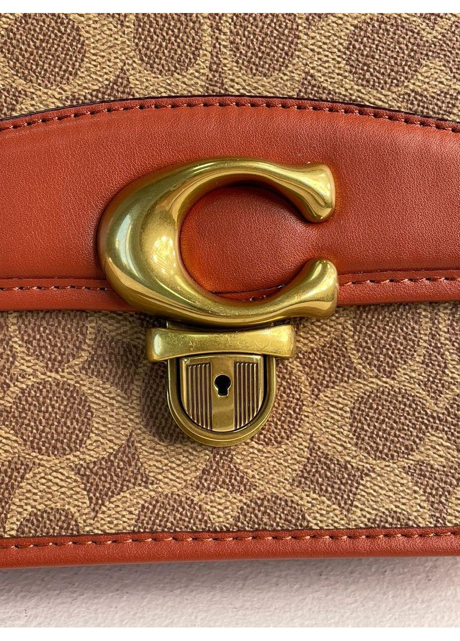 Сумка женская Signature Logo Refined Calf Leather Studio Crossbody Bag No Brand (355478943)