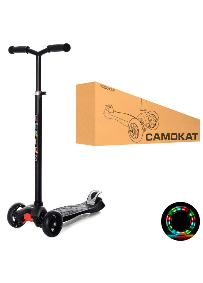 Самокат дитячий MAXI JR3-060-22-B з підсвічуванням iTrike (359475376)