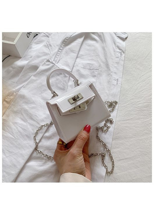 Детская маленькая сумка 10448 кросс-боди на ремешке белая No Brand (314455184)