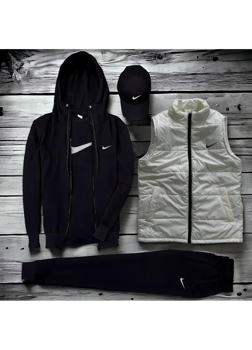 Комплект на флісі з жилеткою No Brand (361623485)