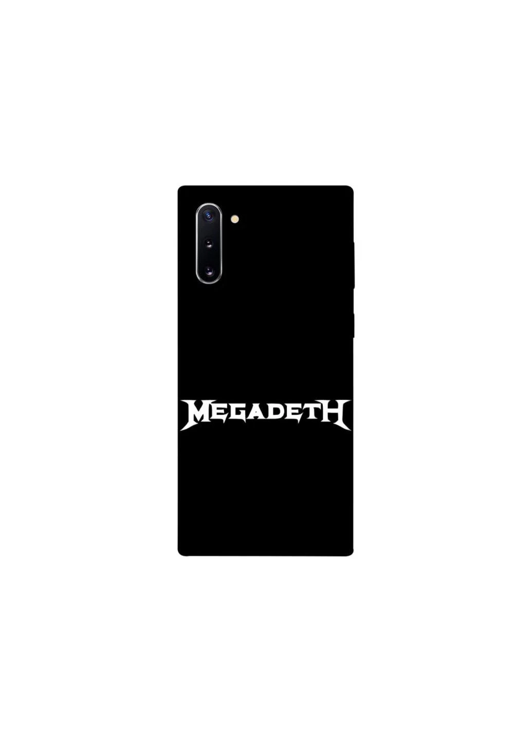 Чехол на Samsung Galaxy Note 10 Megadeth logo Frontalka (361092600)