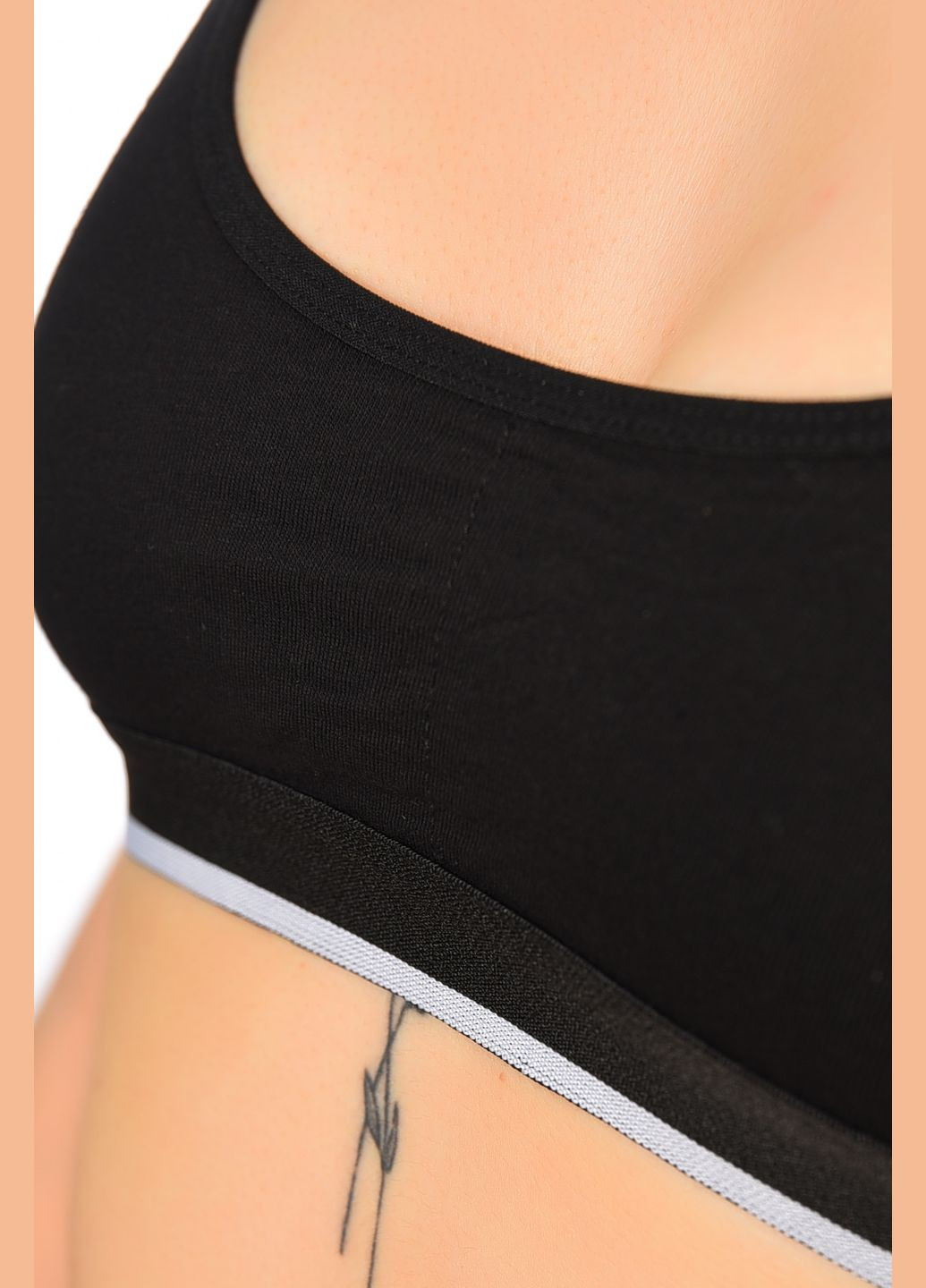 Топ женский черного цвета чашка В Let's Shop (314866139)