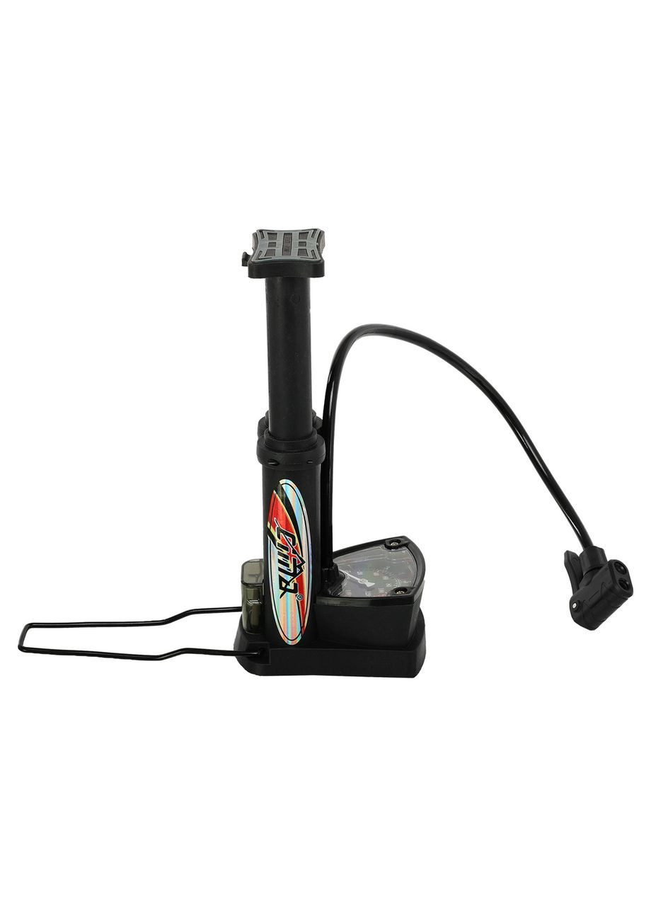 Насос ножний універсальний портативний з манометром 2 циліндри FB-8698 (алюміній, пластик, l-17см) SP-Sport (361438542)