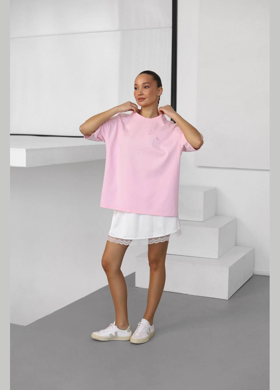 Котонова футболка оверсайз Україна - (329754057)