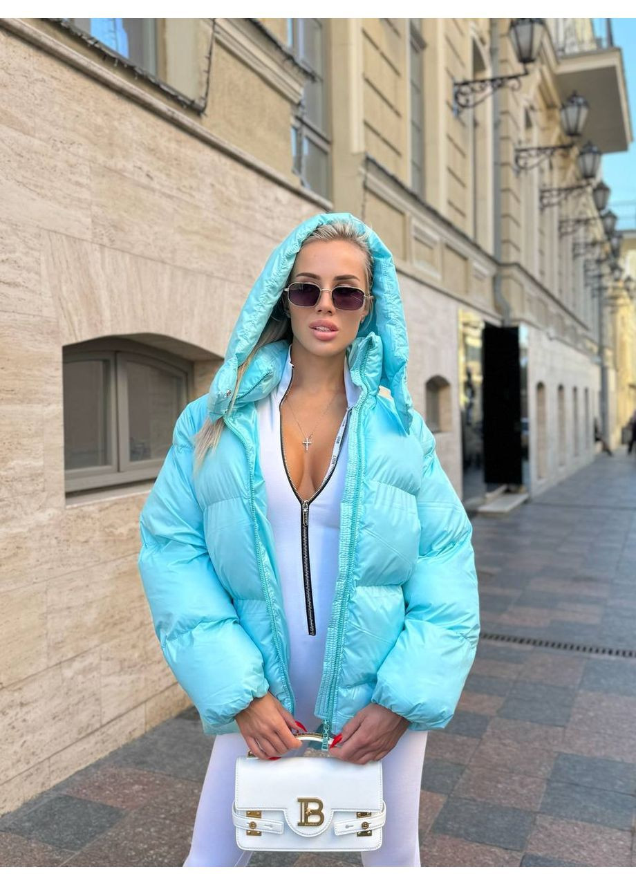 Голубой зимний Пуховик Vakko