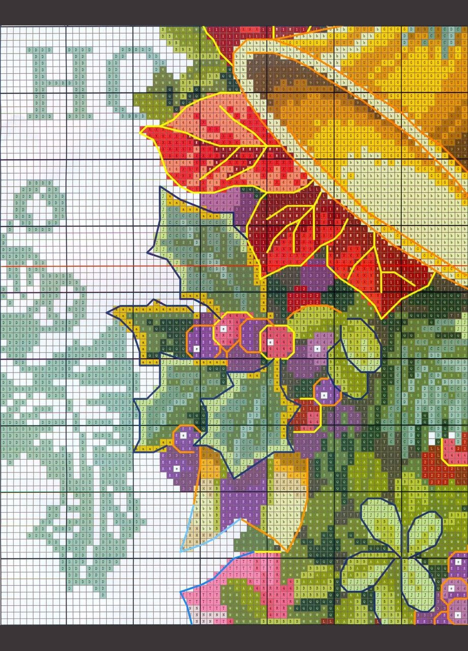 Набор для вышивания по нанесённой на канву схеме"Holiday wreath". AIDA 14CT printed 54*54 см Joy Sunday (313614444)