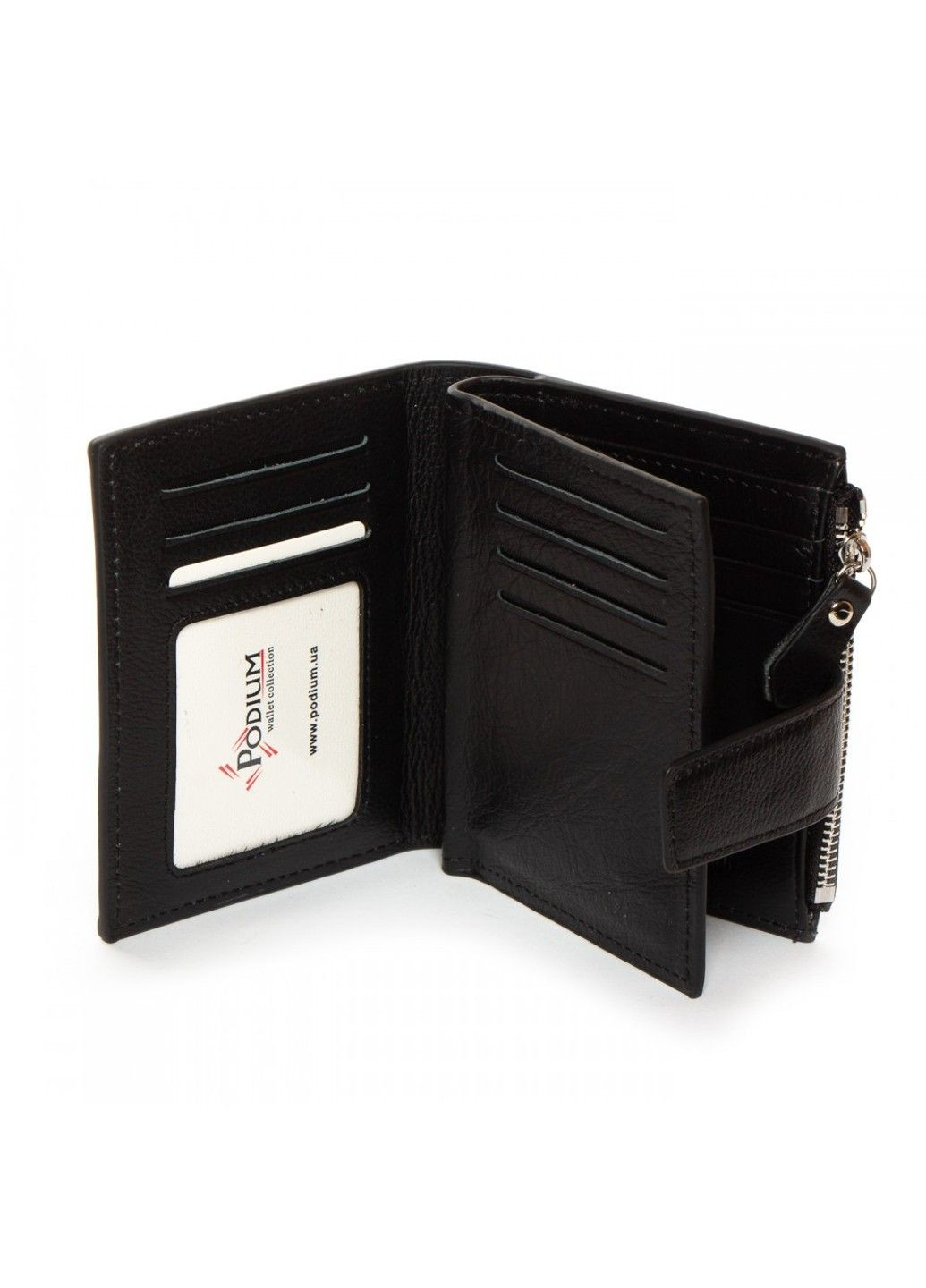 Шкіряний жіночий гаманець Classik WN-23-11 black Dr. Bond (282557193)