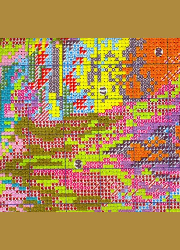 Набор для вышивания по нанесённой на канву схеме "The African Lion". AIDA 14CT printed 51*36 см Joy Sunday (313614456)