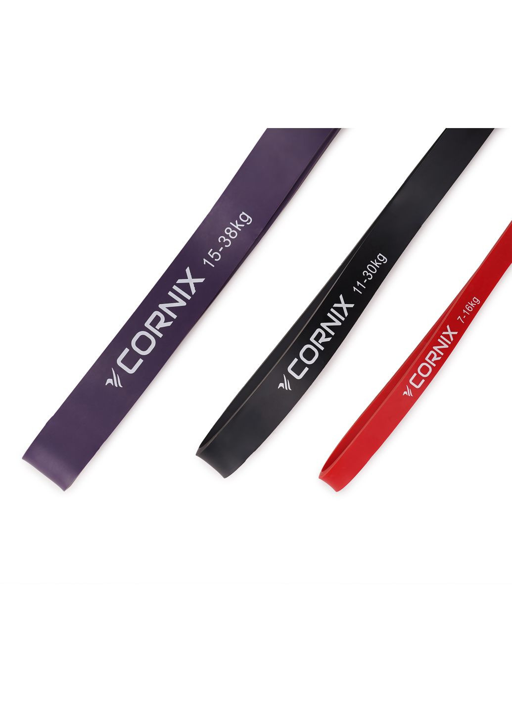 Еспандер-петля Power Band 7-38 кг (резина для фітнесу та спорту) набір 3 шт XR-0259 Cornix (320208058)
