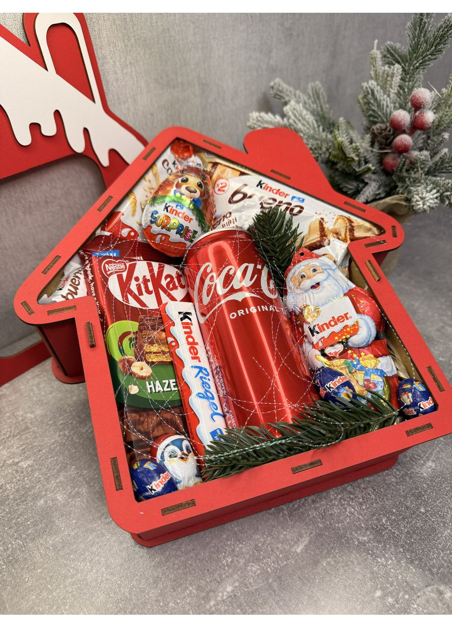 Новорічний подарунковий бокс “Будиночок” — справжній вибух святкового настрою! No Brand (368341417)