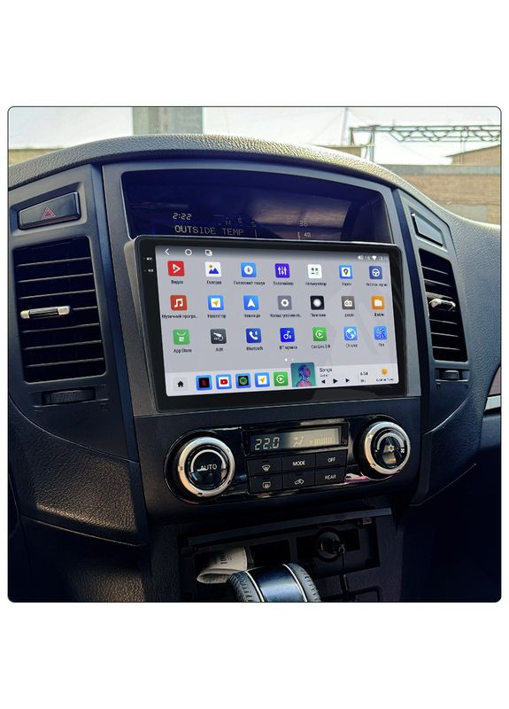 Штатная магнитола 9" для Mitsubishi Pajero IV 2006-2011 4/64 QLED CarPlay 4G Wi-Fi GPS 360 Prime 5 шт. Lesko (336198271)