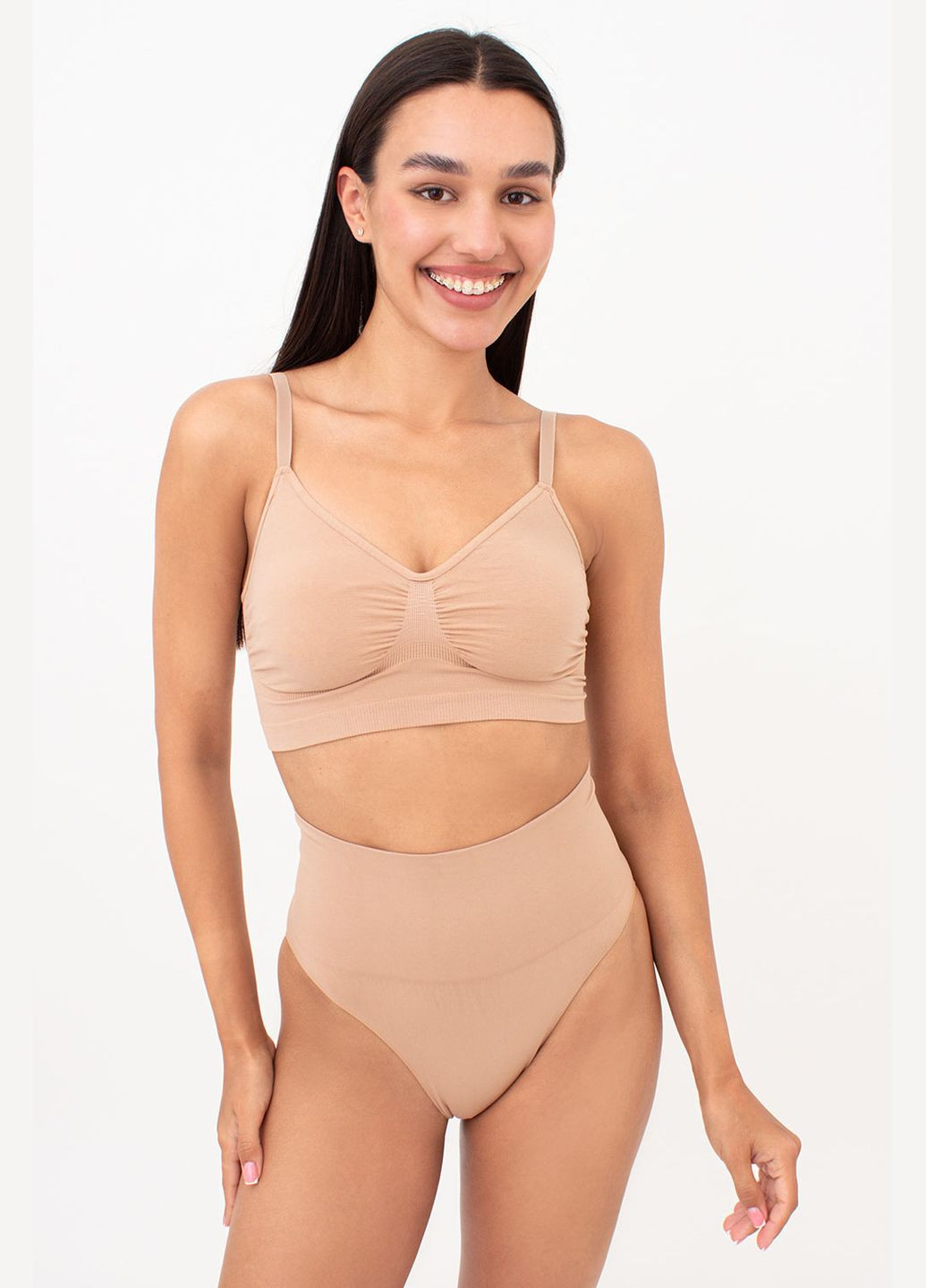 Женские бесшовные трусы бразилиана Giulia BRAZILIAN UNDERPANTS (341252251)