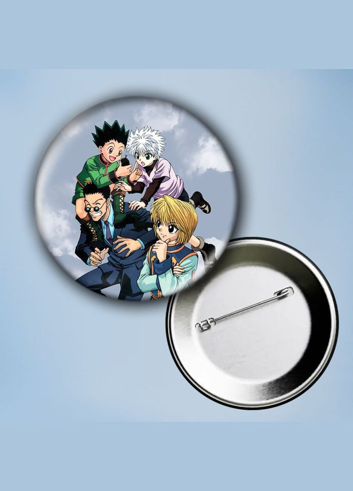 Значок на булавке Аніме Хантер х Хантер #4 металевий 56 мм No Brand (304508288)