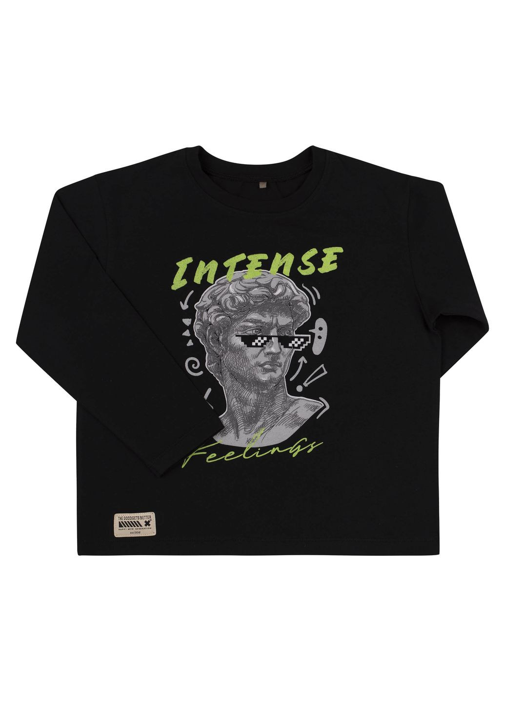 Черная демисезонная фуфайка, р. // y00 Бембі ФТ9 супрем