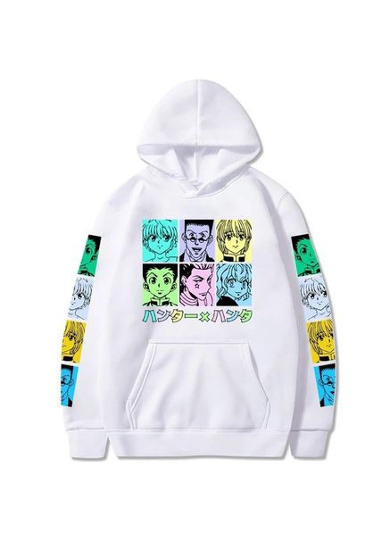 Худі, біла аніме для підлітка хлопчика 2765869694 розмір см No Brand (371654644)