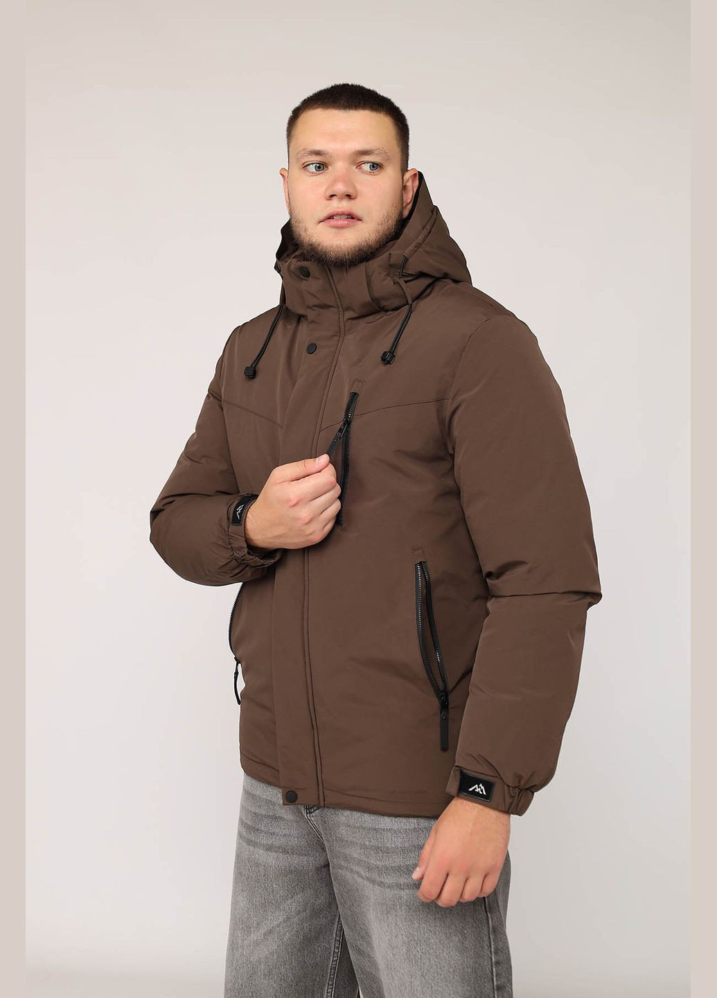 Темно-коричневая зимняя куртка мужская цвет темно-коричневый cb-00276129 Yuki