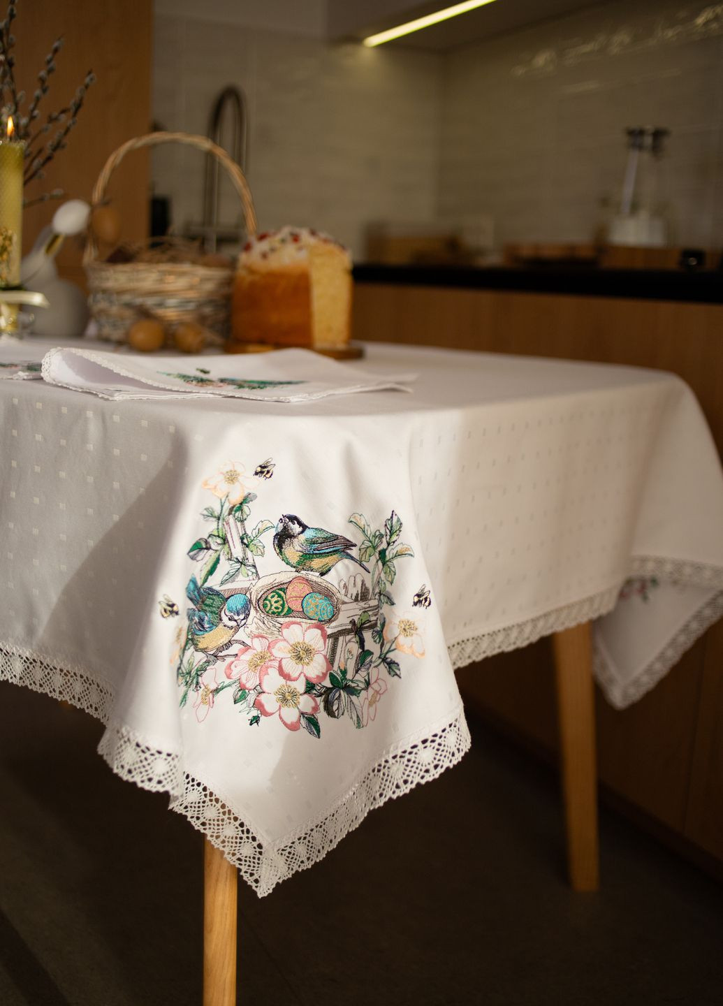 Пасхальная скатерть с вышивкой Едельвіка скатертина (323137727)