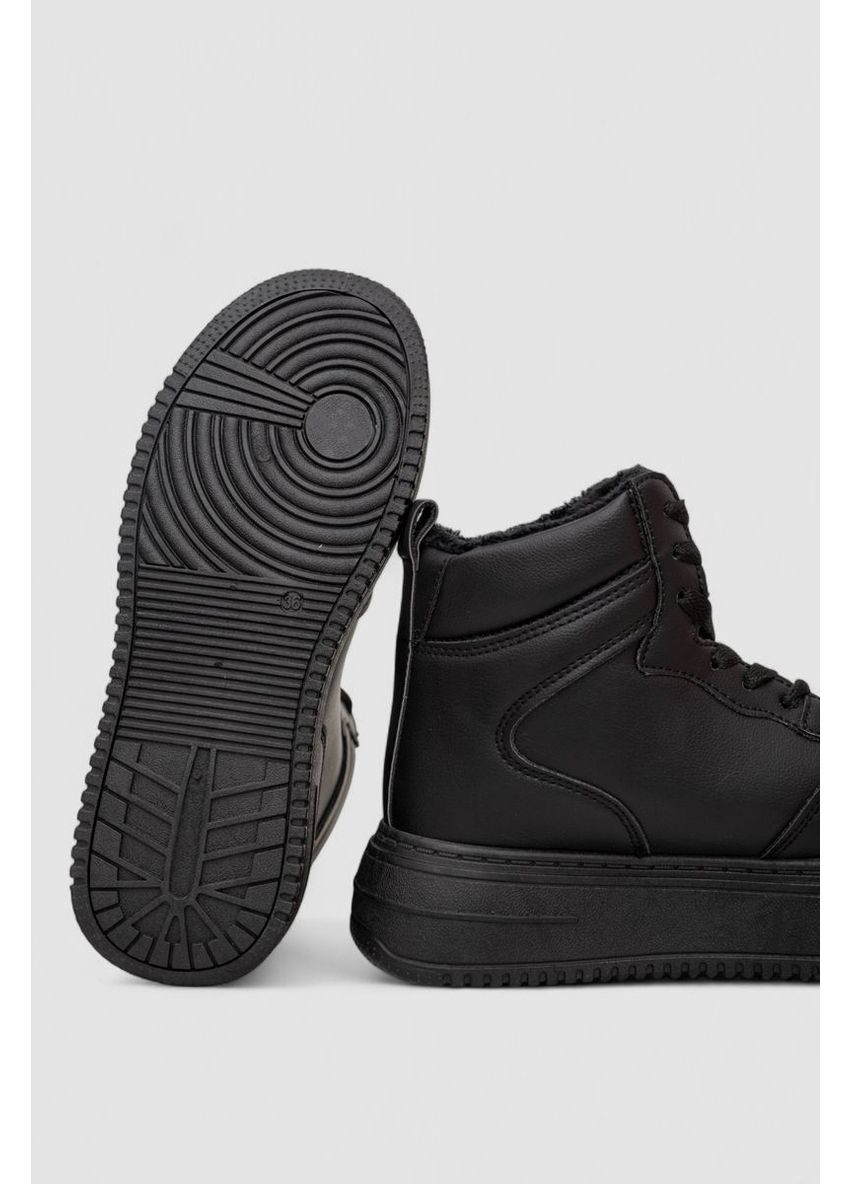 Черные кеды женские на меху,, 248rk07 Ager