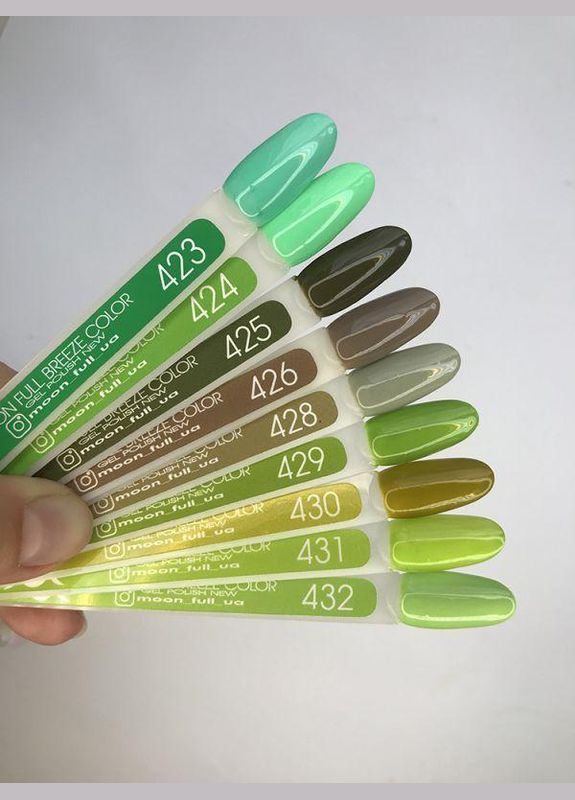 Гель-лак Full Breeze Color № 428 ( с оливковым подтоном, эмаль), 8 мл Moon (338433154)