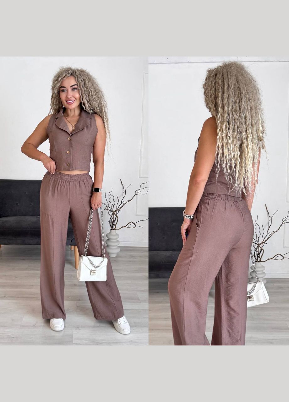 Жіночий костюм лляний Style Point (348058981)