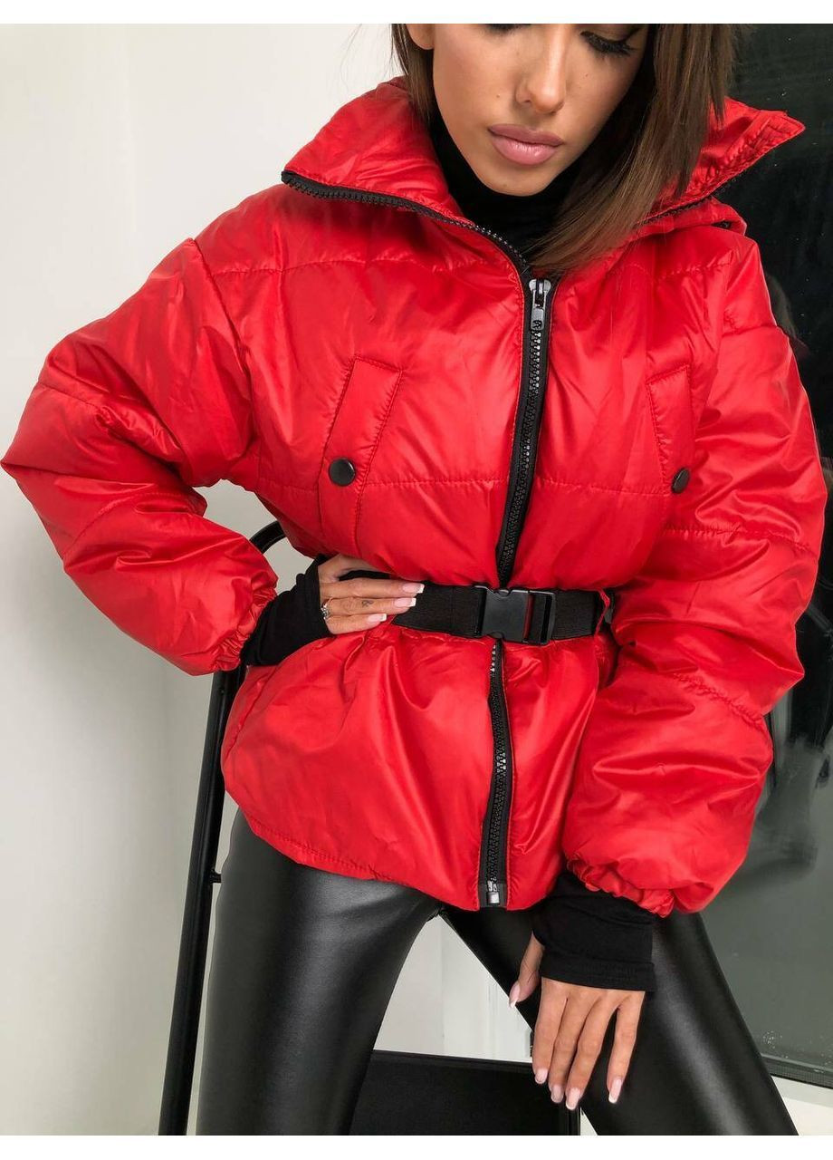 Червона куртка демісезон (осінь/весна) колір червоний milirud