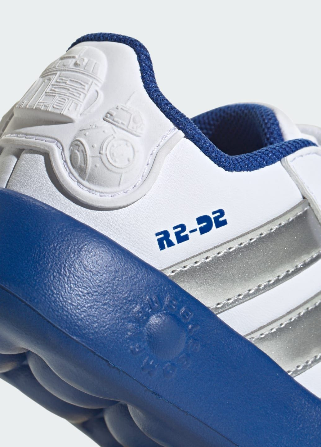 Белые всесезонные кроссовки x star wars grand court 2.0 kids adidas