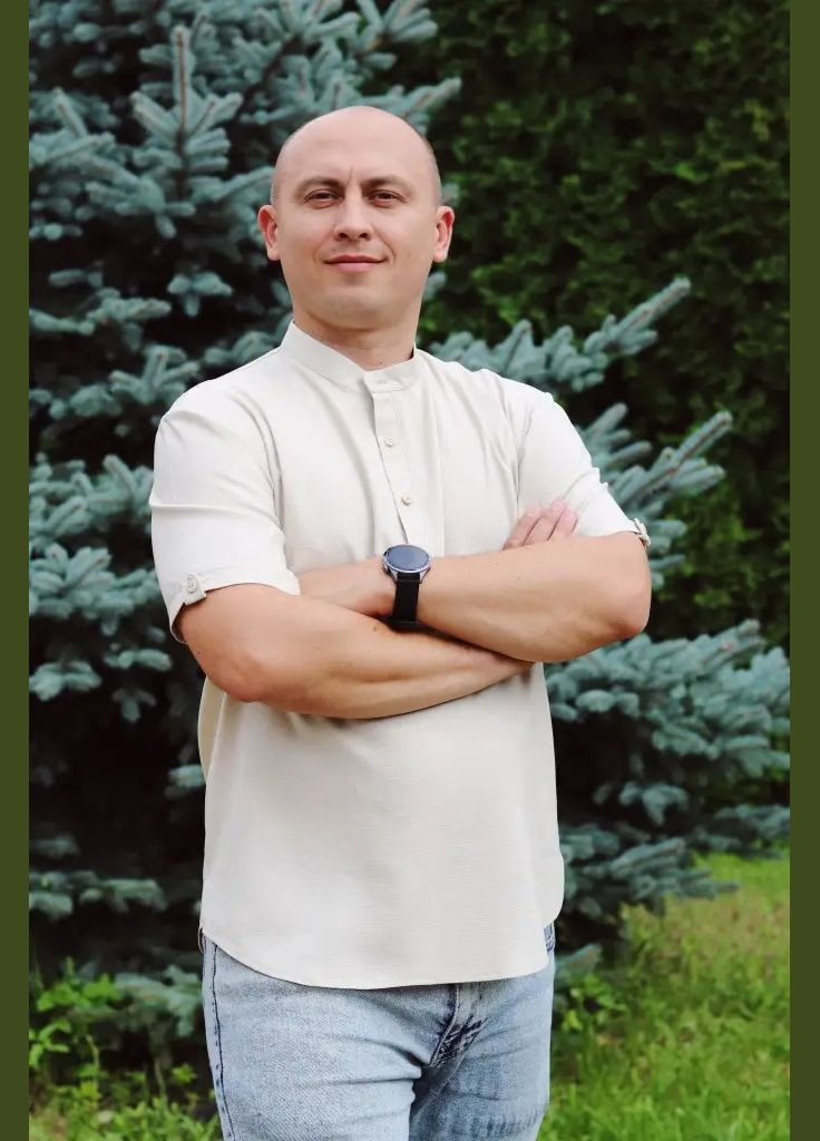 Сорочка чоловіча лляна на стійку бежева No Brand (323652719)