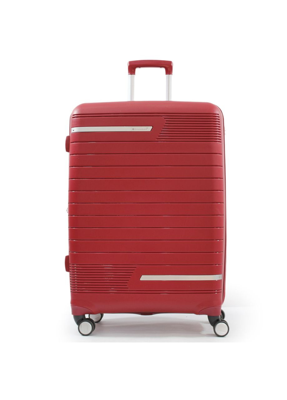 Чемодан Snowbal большой полипропилен красный 77х51х31(+5)см/128л/4.1кг Snowball (324801615)